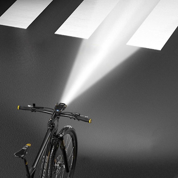 LED-pyörävalosarja puhelimen telineen ja 3000 mAh:n virtapankin kanssa, USB-ladattava etu- ja takavalo, 360 asteen kierto