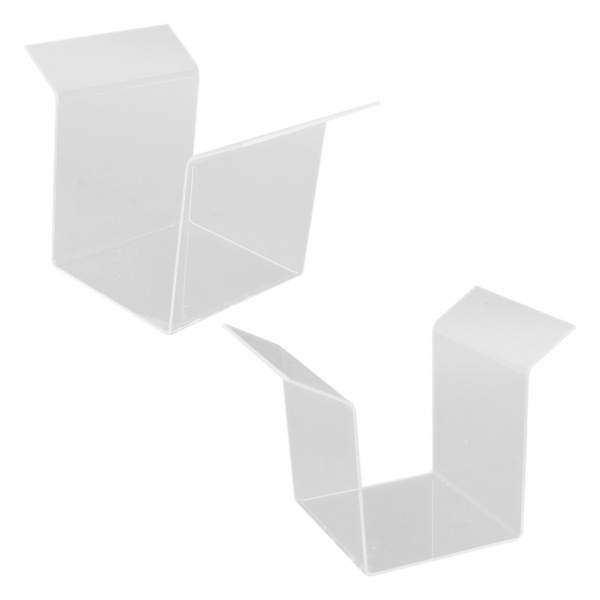 Ziplock poseholder - poseholder til poser - akryl - håndfri til at hælde rester - madposeholder til køkkenhjem S