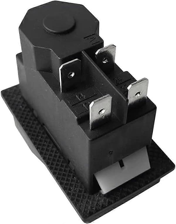 Elektromagnetiske afbrydere Trykknapafbryder til haveredskaber KJD17 220V 4-ben - Terminaler, 5.3*2.67*5.55cm