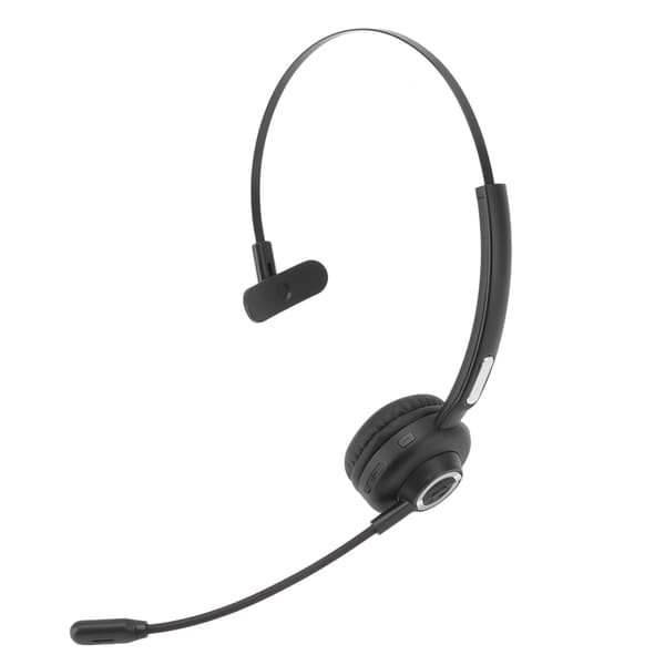 Call Center Headset Brusreducerande Bekvämt Justerbart Bluetooth-headset med mikrofon och magnetisk laddningsbas