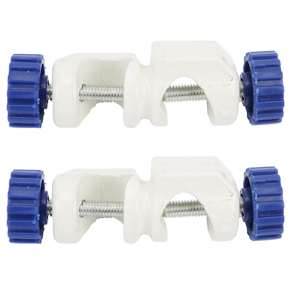 2-pack engelsk stil korsklämma zinklegering fixering klämma hållare laboratorietillbehör