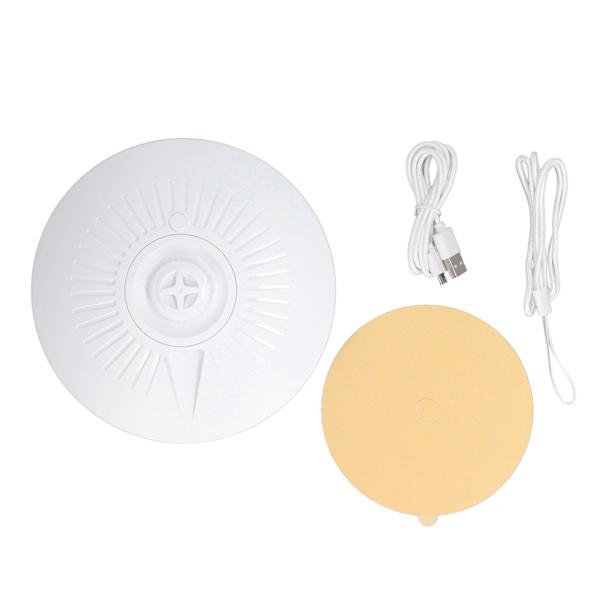 Fellefelle Dome USB Ikke-giftig Sikker Luktfri Naturlig Fellefelle med Limskiver for Emoval Innendørs Utendørs Camping DC 5V