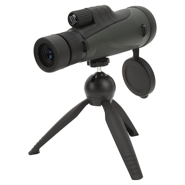 HD 10-30x50 Højtydende Zoom Monokulær Teleskop med Smartphone Clip Stativ DT0032 Grøn
