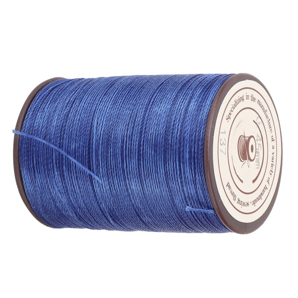 0,45 mm lædersyvokssnor 160 m/rulle Håndarbejde strikning håndværksvokstråd (kongeblå)