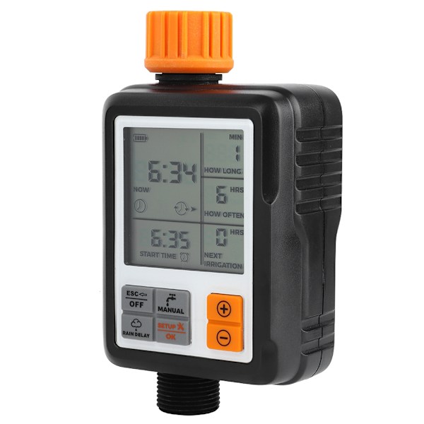 Automatisk smart LCD-display elektronisk havevandingstimer vandingsanlæg controller