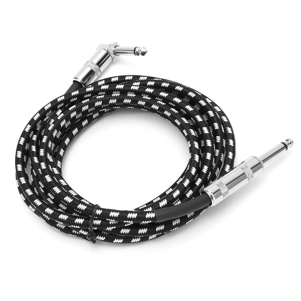 JORINDO 6.35MM Hane Huvud Ljud Gitarrkabel Elgitarr Förstärkarkabel 1/4 Tum Instrumentkabel 3 M