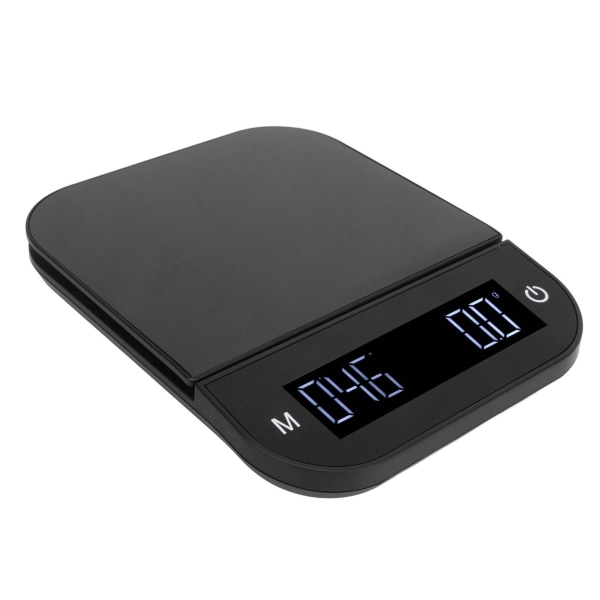 Digital kaffeskala Vattentät 0,1g Hög noggrannhet Manuell Automatisk Mini Bärbar Baksida Skala med Timer 3kg