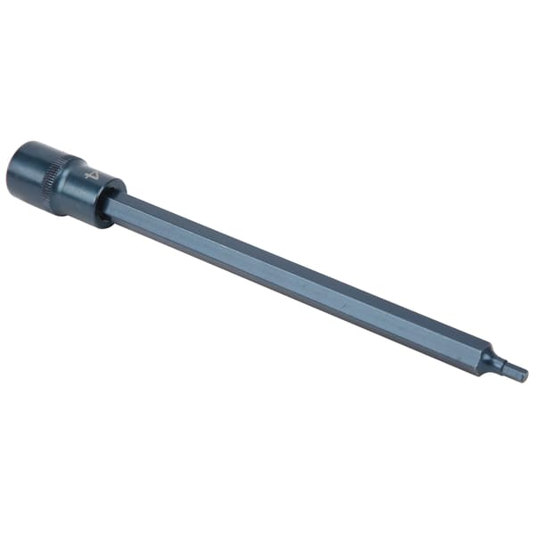 Hex Skruetrækker Bit Socket S2 Legeret Stål Hardware Værktøj 1/2X200XH4 til Skraldenøgle