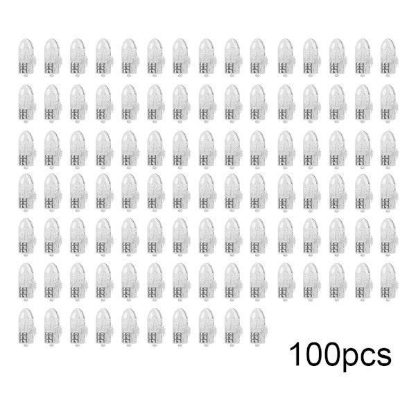 100 stk. LED-ballonlys i dejlige former, papirlanternelampe, til hjem, fest, bryllup, lysdekoration, varmt hvidt