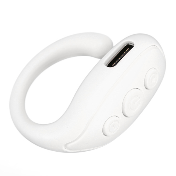 Mobiltelefon Bluetooth Fjärrkontroll ABS Ringform Lång batteritid Kamera Fjärrkontroll slutare för surfplatta Vit