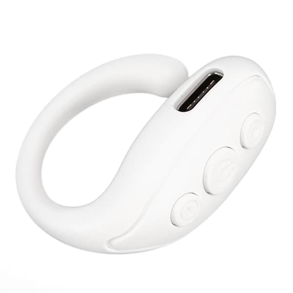Mobiltelefon Bluetooth-fjärrkontroll ABS-ringform Lång batteritid Kamerafjärrkontroll för surfplatta Vit
