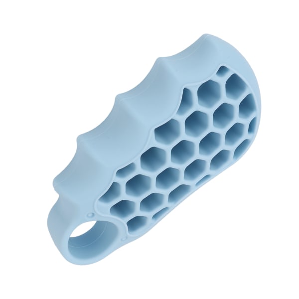 Håndgrebsforstærker Bærbar Silikone Blød Elastisk Ergonomisk Finger Træner Grip Strength Trainer Lyseblå 30LB