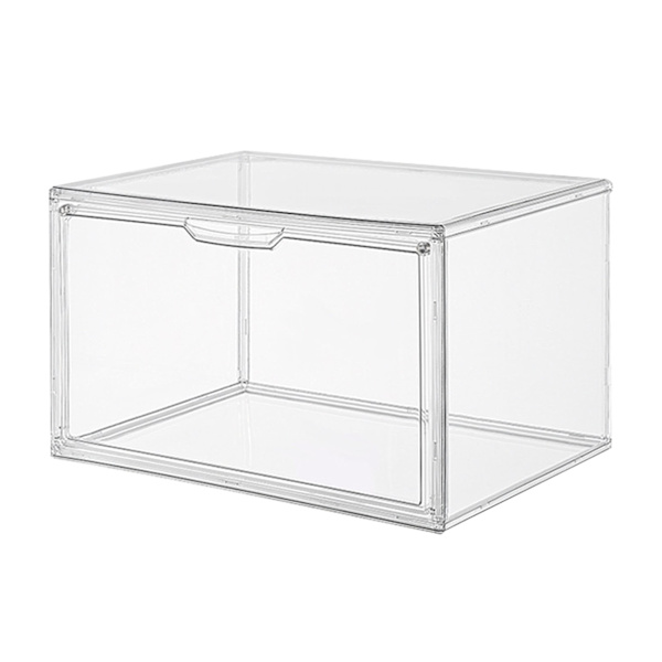 Väska Display Case Clear Vattentät Dammtät Stark Magnetisk Design Skor Förvaringslåda för Anime Figur Handväska