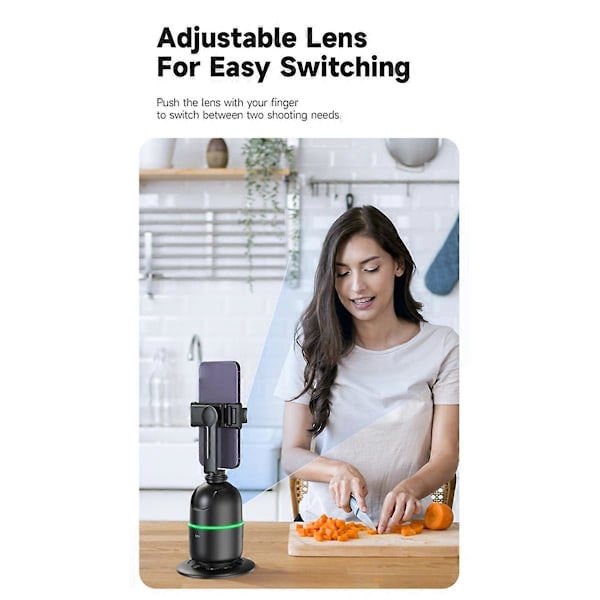 P03 Pro Gimbal Stabilisator AI Följande Ansiktsspårning Skrivbordsgimbal
