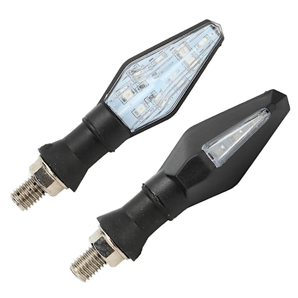 2 STK 12 LED Tokomponent Blinklys for Motorsykler Scootere ATV Tilbehør (MK-024)