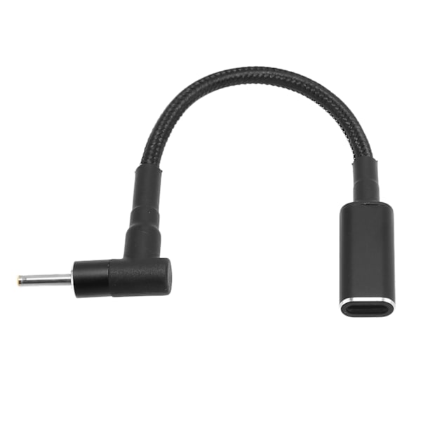USB C hun til 2,5x0,7 mm DC han adapter 100W 5A 20V understøtter PD hurtigopladning USB Type C til DC adapter til bærbar computer