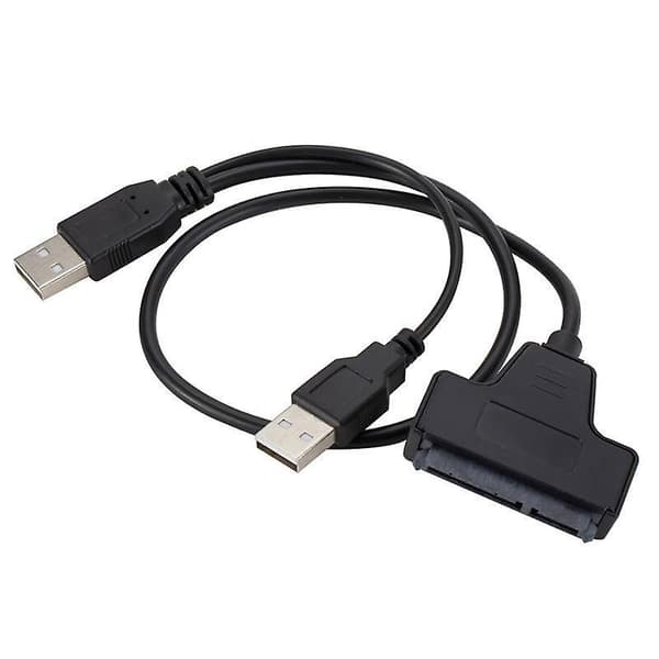 SATA till USB 3.2 Gen 1-adapter - Hög hastighet 5 Gbps för 2,5 tum SSD/HDD-hårddisk