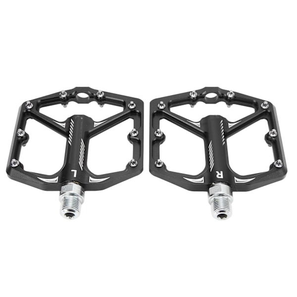 LeBycle cykelpedal, skridsikker fodplade, universel, letvægts CNC-aluminiumlegering, cykeltilbehør, sort