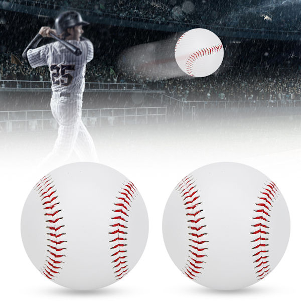 2 stk. PU elastisk blød fyld træning slidstærk basebold bat træning softball legering bat HitSoft baseball