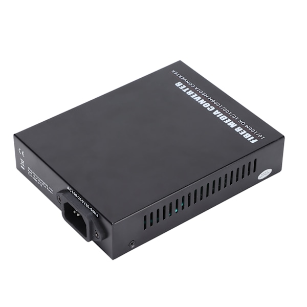 Ethernet-mediekonverter Single Mode Single Fiber TBC‑MC3312NS20A Fiberoptisk Transceiver 100‑250VUK Stik