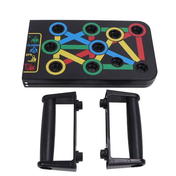 Push Up Board Multifunksjonell Abdominal Brystmuskel Trening Sammenleggbart Treningsbrett for Hjem