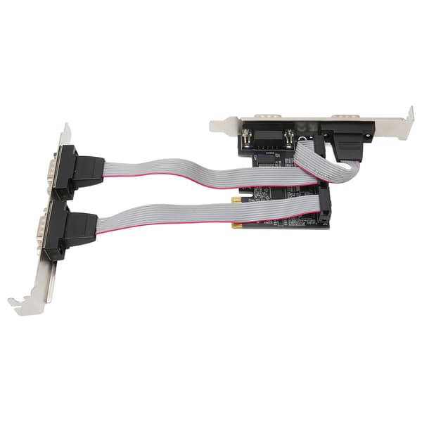 PCIE Udvidelseskort PCI Express X1 til Interface 4 RS232 Serielle Porte Bred Anvendelse Adapterkort