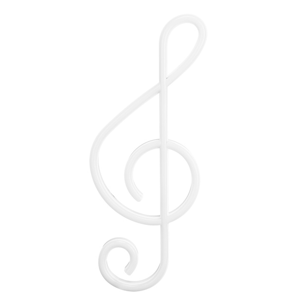 Music Note Shape LED neonlys USB/batteridrevet væghængende neonlys til hjemmefest
