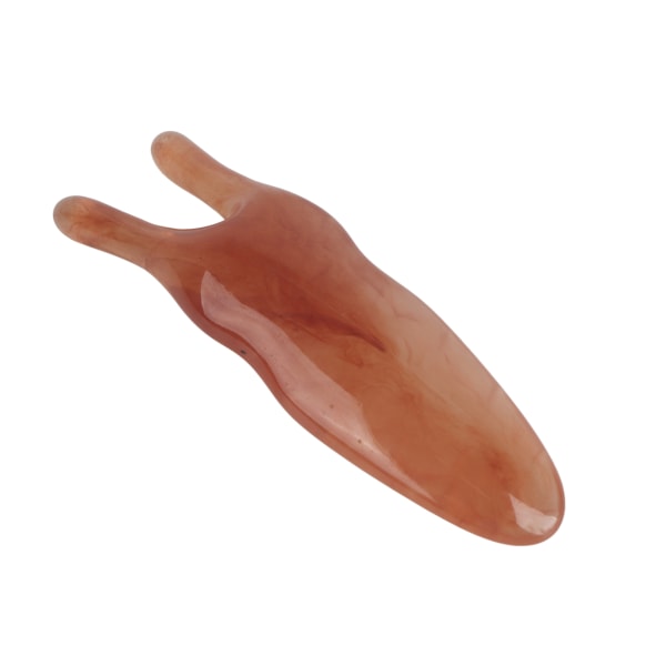 Nose Massager Resin Mehiläisvaha Eye Beauty Stick kasvohierontatyökalu Nenäsilta kaavinta meripihkanpunainen