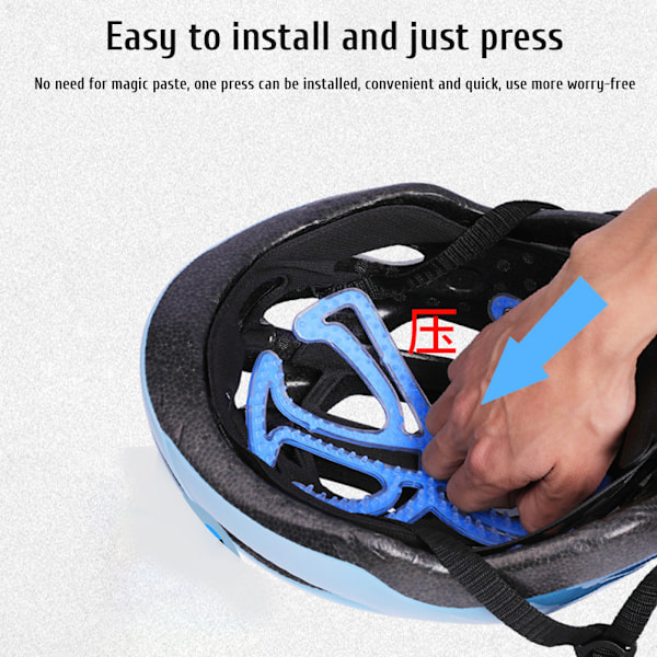 Hjälm Inner Silicone Hjälm Pad Andas Anti Svett Frisyr Hjälm Pad Huvudskydd Liner Universal Hjälm Pads