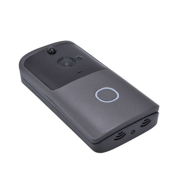 WiFi videodørklokke HD 720P PIR bevægelsesdetektion 2-vejs talende trådløs kameradørklokke til Android Home Apartment