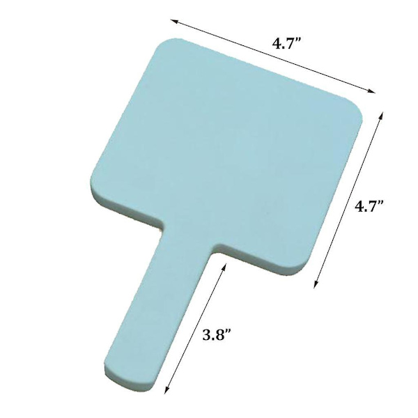 6 x Naisten Moderni Kädessä Pidettävä Neliöpeili Meikki Pöytä Lahja 12 x 12cm--
