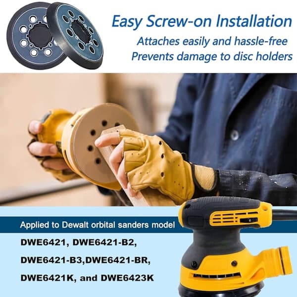 2-pack slipdynor för Dewalt DWE64233 & N329079 5\" 8-håls krok och ögla