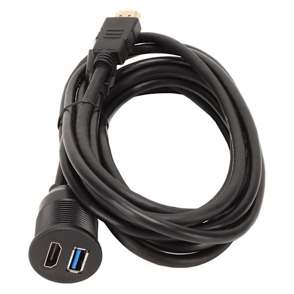 Uppoasennettava jatkokaapeli, jossa on kaksi USB3.0-porttia ja High Definition Multimedia Interface -kaapeli