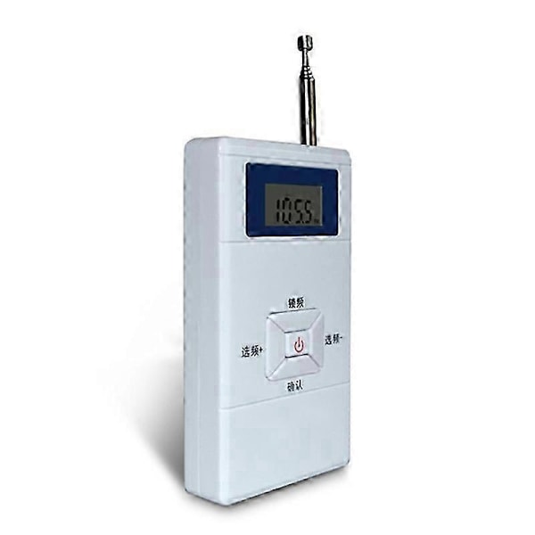 Bärbar Mini Trådlös FM-sändare 70MHz-108MHz Ljud Stereo FM-omvandlare Adapter Personlig FM-radiomottagare