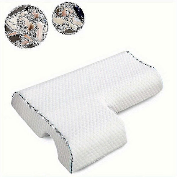 1 st Välvd Kramkudde med Långsam Återhämtning Memory Foam för Par - Anti-tryck Handkudde för -Ny SZJR Höger arm