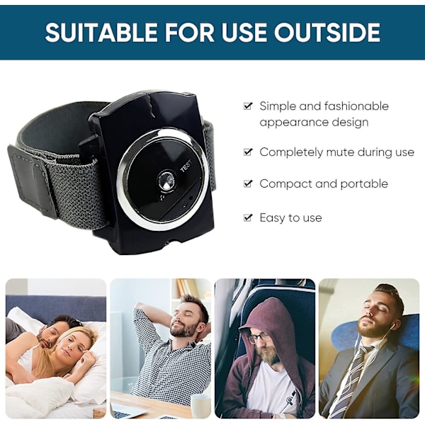 Stop Snorken med Sleep Connection Armbånd - 2 stk