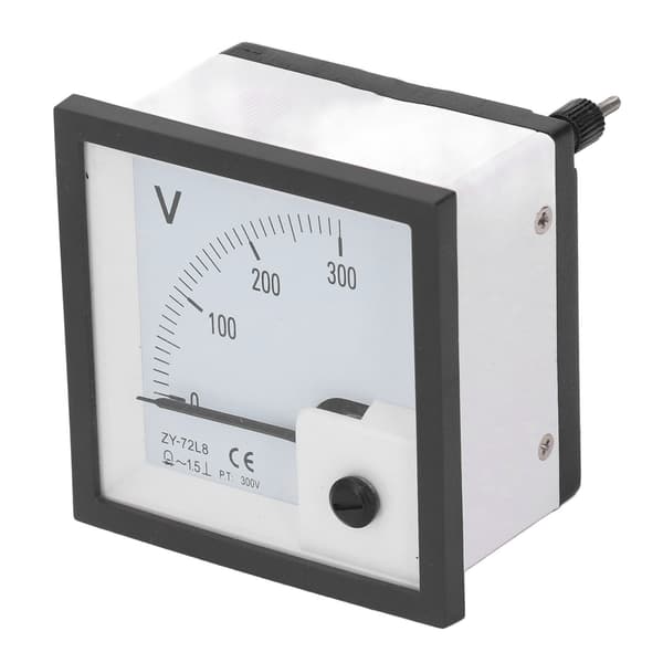 Analog Voltmeter 0‑300V Pekare Volt Mätare Panel Nål Spänningsmätare för Utrustning