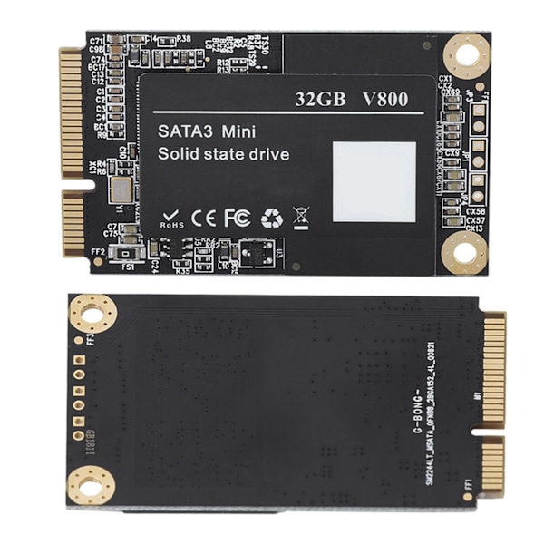1,8 tum MSATA3 SSD MSATA III / II / I Hög hastighet Notebook Solid State Drive (32G)
