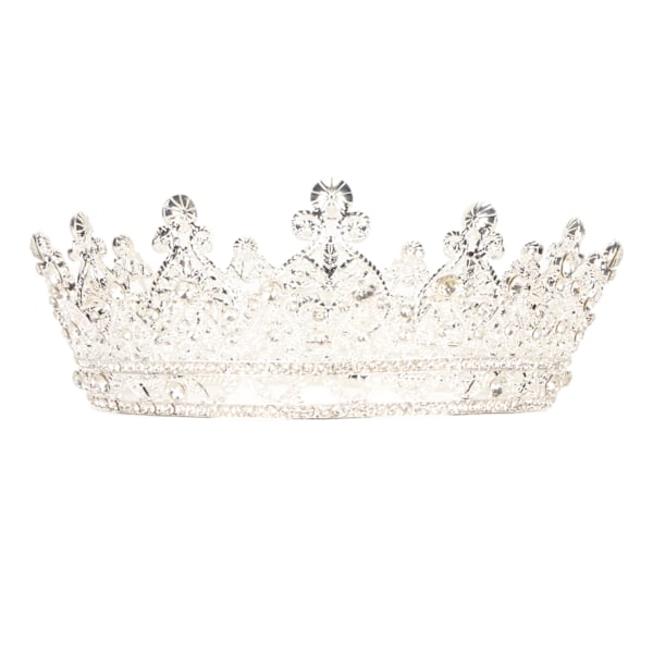 Legering Krone Hovedbånd Elegant Letvægts Fashionabel Metal Krone Hovedbeklædning Hår Tilbehør med Hårklemmer til Bryllup