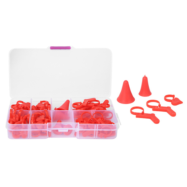 Plastmarkör för stickning, virkning, låsmarkörer, nålklämma, virknål, syverktyg