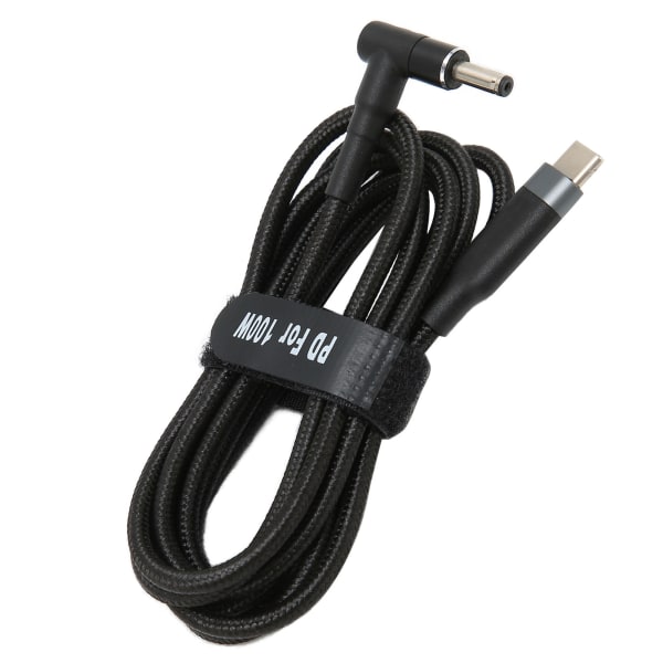 JORINDO USB C till DC-kontakt 100W Snabbladdning Bärbar Bekväm Hållbar Mjuk, slitstark nätsladd för power dator för hemmakontor0,5 M