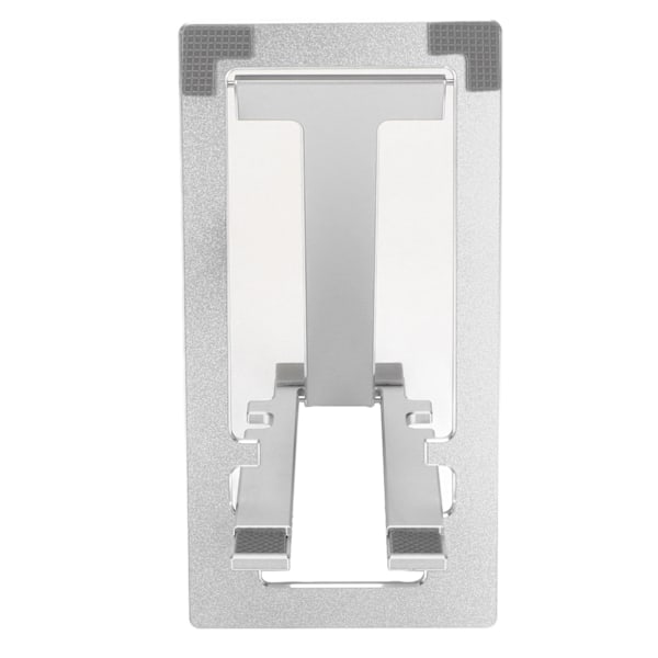 Telefonhållare Fällbart Bordsstativ Aluminiumlegering Skrivbord Bärbar för Hemmakontor Silver