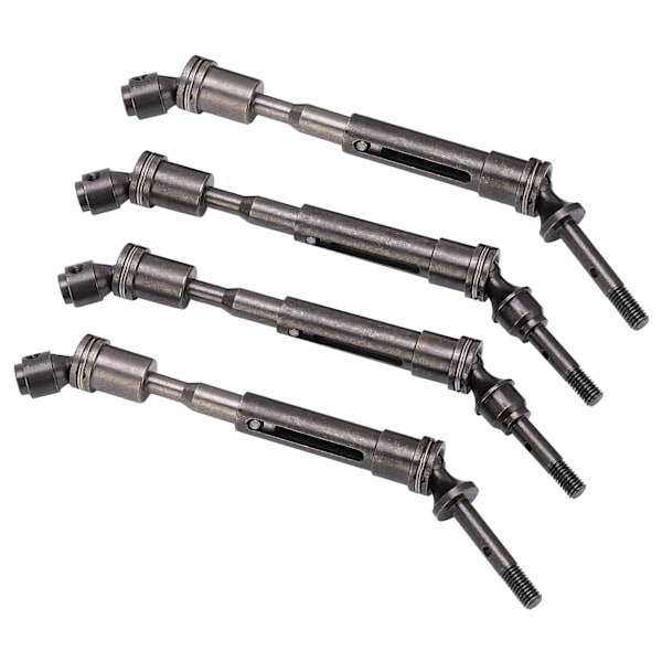 Forreste og bageste drivaksler i aluminiumlegering holdbare CVD-opgraderingsdele til Traxxas 1/10 RC-bilSort