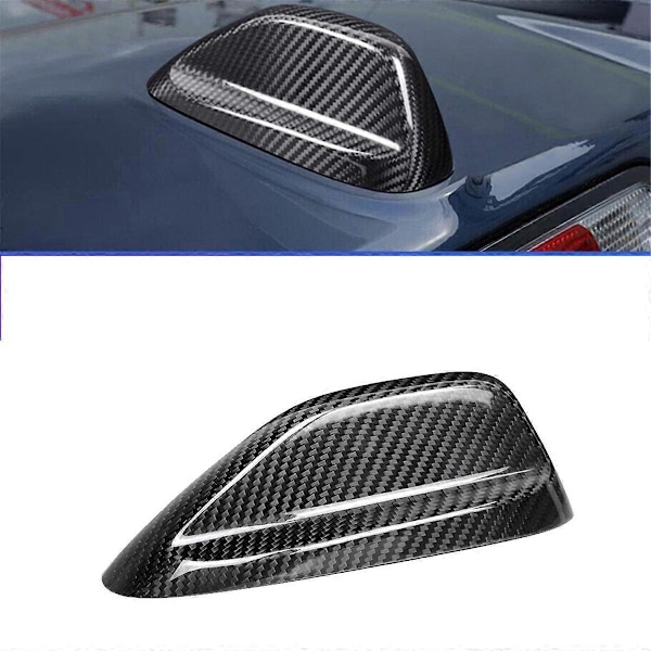 Bil Carbon Fiber Tagfinne Antenne Skal Trim Cover til