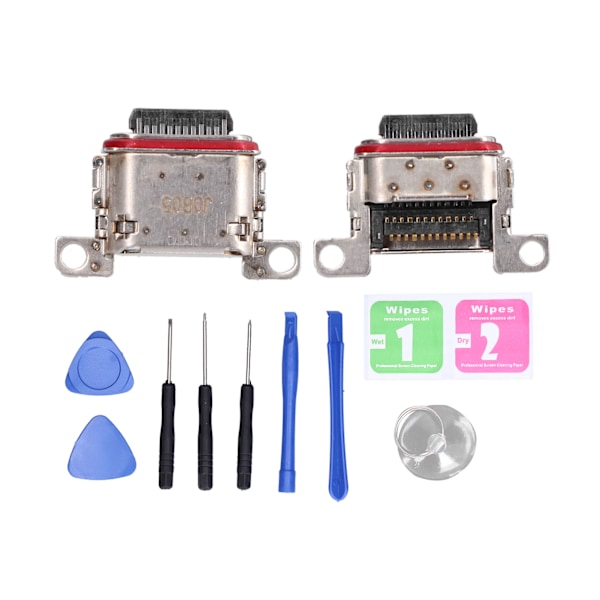 2 stk USB-kontaktkort, utskiftbar, praktisk ladeplugg for Samsung S21 Ultra 5G