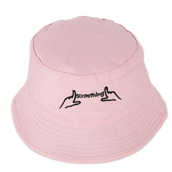 Pustemateriale barneklokkehatt, fasjonabel solbeskyttelse, bred brem baby solhatt for gutter og jenter, rosa