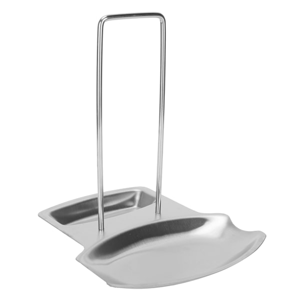 Pan Cover Spoon Rack 304 Rustfritt Stål Gryte Lokk Kjøkkenutstyr Rack Organizer Hylle