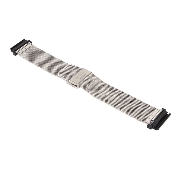 Urrem 22 mm rustfrit stål mesh justerbar erstatningsrem til Amazfit Falcon T‑REX 2 Ultra sølv
