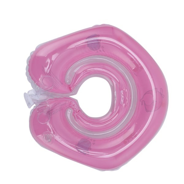 Nyfødt svømme ring oppustelig flydende krave baby svømmepøle legetøj til 0-18 måneders babyPink