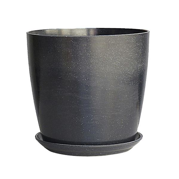 Nordisk Blomkruka Växtbehållare Hemträdgårdsdekoration 16*14.5cm Svart